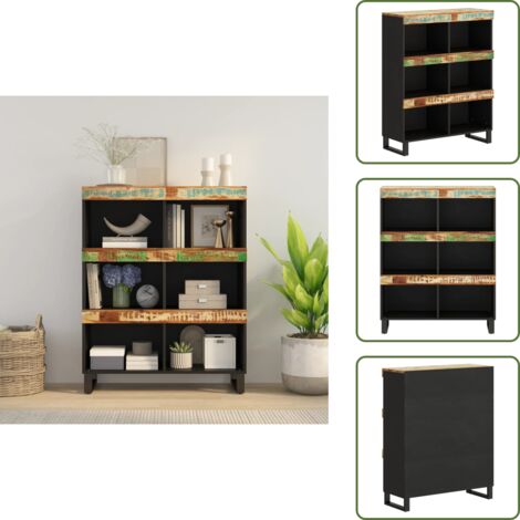 The Living Store Credenza 85x33x107 cm in Legno Massello di Recupero - Credenza industriale