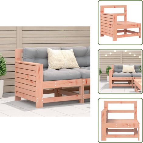 The Living Store Divano senza Braccioli Giardino 69x62x70,5 cm Massello Douglas - Divano in legno