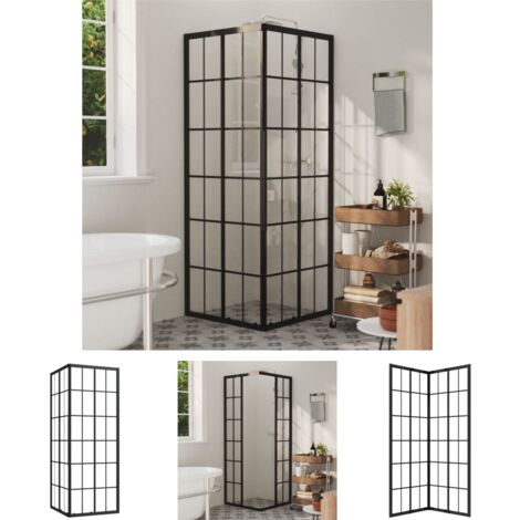 The Living Store Duschkabine ESG 80x80x180 cm - Duschkabinen & -türen