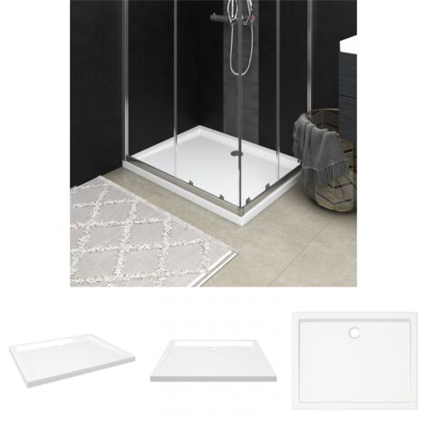 PROLENTA PREMIUM The Living Store Duschtasse ABS Rechteckig 70x90 cm - Duschwannen