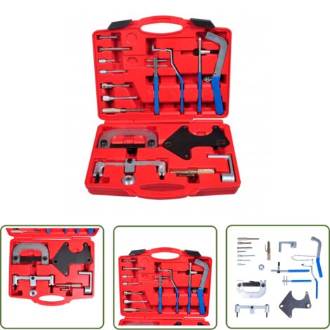 The Living Store Ensemble d'outils de calage pour moteur pour Renault - Outil De Calage Moteur - Kit De Calage Moteur - Renault Clio - Renault Megane - Outillage Mécanique