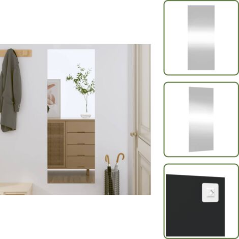 The Living Store Espejo de pared vidrio rectangular 40x100 cm - Espejo rectangular