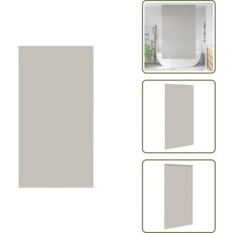 The Living Store Estor enrollable para ducha 140x240 cm tela ancho 136 cm - Persiana enrollable