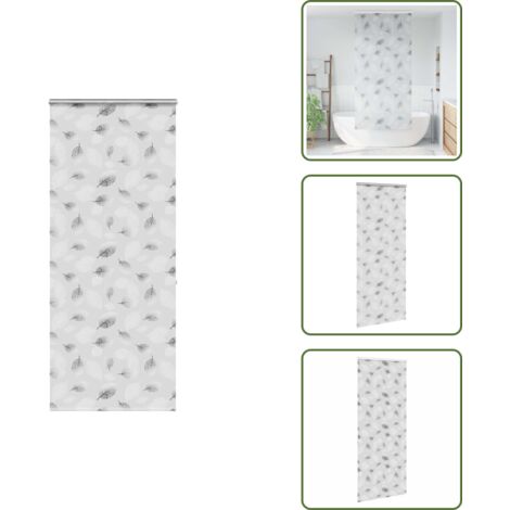 The Living Store Estor enrollable para ducha casete tela 100x240 cm ancho 96 cm - Persiana enrollable