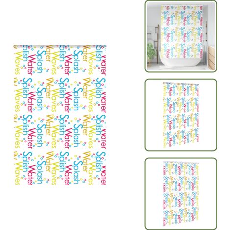 The Living Store Estor enrollable para ducha casete tela 150x240 cm ancho 146 cm - Persiana enrollable