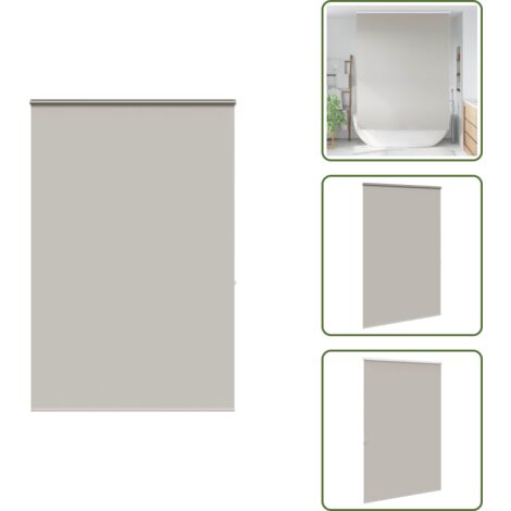 The Living Store Estor enrollable para ducha casete tela 160x240 cm ancho 156 cm - Persiana enrollable