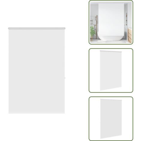 The Living Store Estor enrollable para ducha casete tela 160x240 cm ancho 156 cm - Persiana enrollable