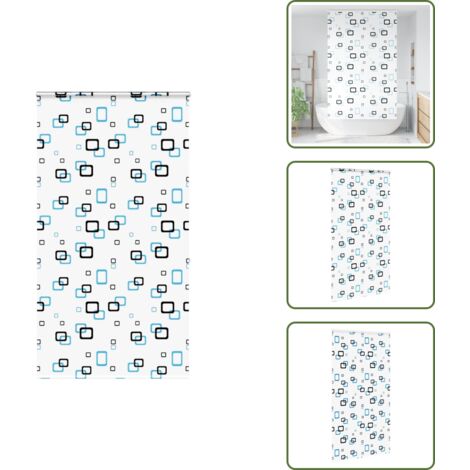 The Living Store Estor enrollable para ducha con casete 130x240 cm tela ancho - Persiana de ducha