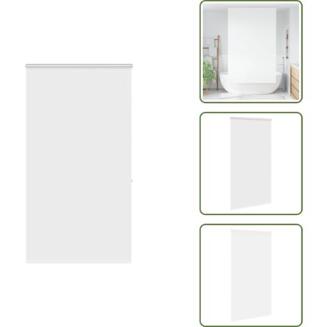 The Living Store Estor enrollable para ducha con casete 130x240 cm tela ancho - Persiana enrollable