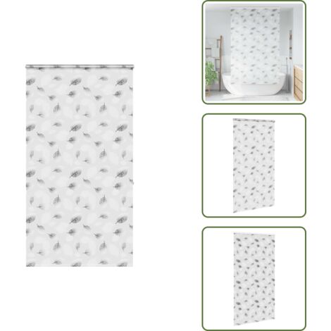 The Living Store Estor enrollable para ducha con casete 140x240 cm tela ancho - Persiana enrollable