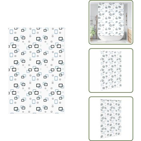 The Living Store Estor enrollable para ducha tela 160x240 cm ancho 156 cm - Persiana enrollable