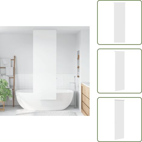 The Living Store Estor enrollable para ducha tela 70x240 cm ancho 66 cm - Persiana enrollable