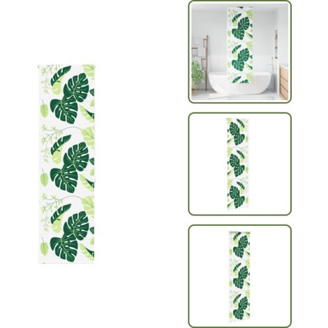 The Living Store Estor enrollable para ducha tela 80x240 cm ancho 76 cm - Persiana enrollable