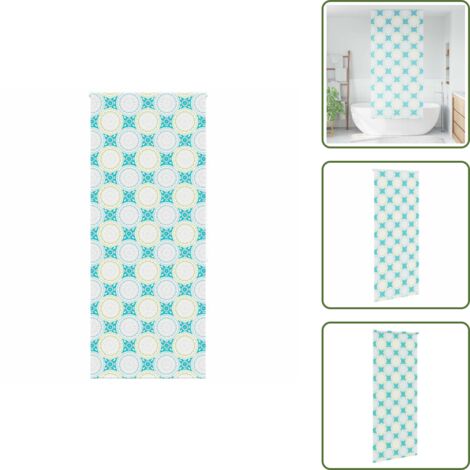 The Living Store Estor enrollable para ducha tela 90x240 cm ancho 86 cm - Persiana enrollable