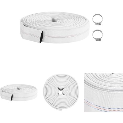 The Living Store Feuerlöschschlauch 30 m 1 PVC - Schläuche & Leitungen