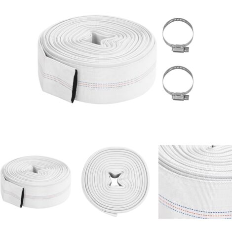 The Living Store Feuerlöschschlauch 30 m 3 PVC - Schläuche & Leitungen