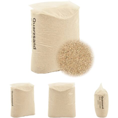 The Living Store Filtersand 25 kg 0,4-0,8 mm - Pool- & Whirlpool-Filter