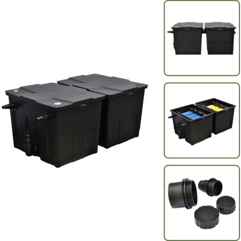 The Living Store Filtro Bio per Laghetto 12000 L/h - Chiarificatore acqua