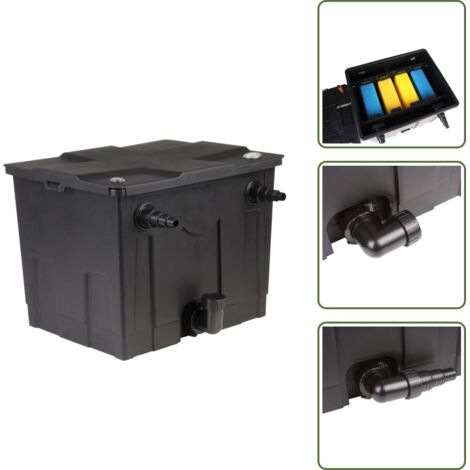 The Living Store Filtro Bio per Laghetto 8000 L/h - Chiarificazione acqua