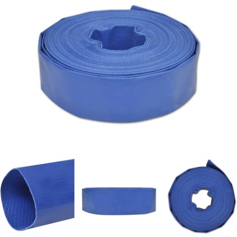 The Living Store Flachschlauch 100 m 1.5 PVC - Schläuche & Leitungen