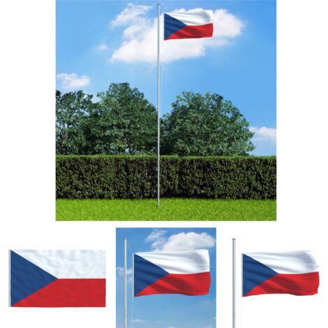 The Living Store Flagge Tschechiens 90×150 cm - Flaggen & Windsäcke
