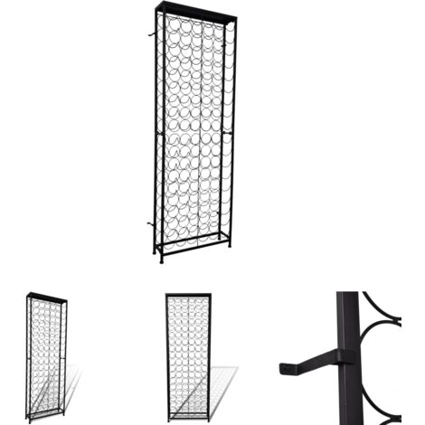 The Living Store Flaschenregal für 108 Flaschen Metall -  Weinregale