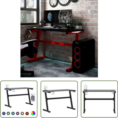 Diablo X-Mate Gaming Tisch 160x75 Cm – Großer Schreibtisch Mit Kopfhörerhaken, Getränkehalter & Kabelmanagement