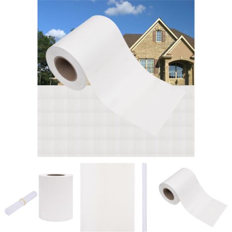 The Living Store - Garten-Sichtschutz PVC 70x0,19 m Weiß