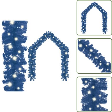 The Living Store Ghirlanda Natalizia con Luci a LED 20 m Blu - Luci a led