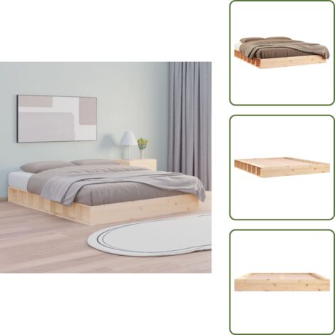 The Living Store Giroletto 140x200 cm in Legno Massello - Giroletto salvaspazio
