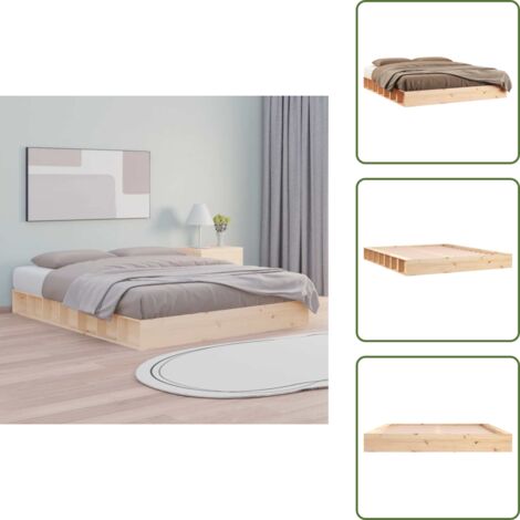 The Living Store Giroletto 160x200 cm in Legno Massello - Giroletto salvaspazio