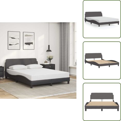 The Living Store Giroletto Dover Crema 140x190 cm in Similpelle - Materasso