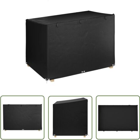 The Living Store Housse de balancelle 12 œillets 215x150x130/150 cm PE - Housses De Meubles D'extérieur - Housse De Balancelle - Protection Mobilier Extérieur - Housse Imperméable - Housse Anti Uv