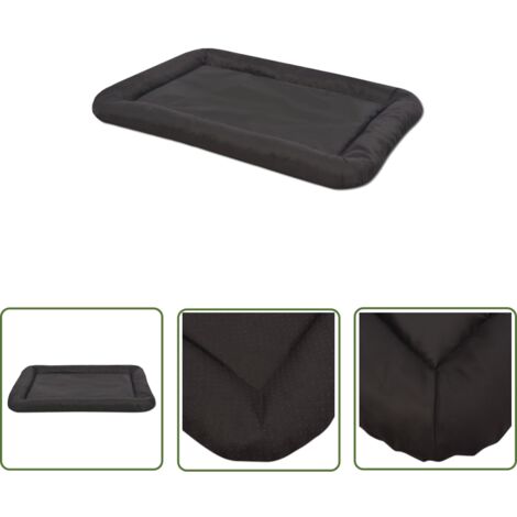 The Living Store Hundebett Größe XL Schwarz - Hunde Bett - XXL Hundebett - Wasserabweisendes Hundebett - Oxford Gewebe Hundebett - Schwarzes Hundebett