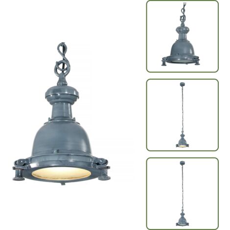 The Living Store Illuminazione a Sospensione 25x25x138 cm in Alluminio - Lampada a sospensione