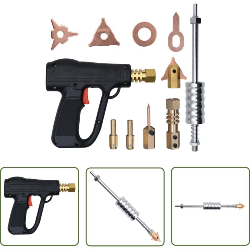 The Living Store - Kit de soudeur d'extracteur de bosses 20 pcs - Réparation De Carrosserie - Extracteur De Bosses - Outil De Réparation Auto - Kit