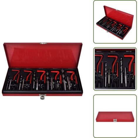 The Living Store Kit Riparazione Filettatura per Officine - Filettatura viti