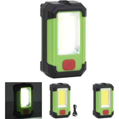 The Living Store LED-Strahler Tragbar Solarbetrieben 7W Kaltweiß -  Flutlichter & Spotleuchten
