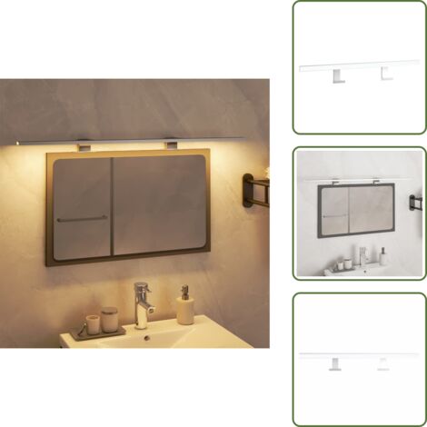 The Living Store Luce a LED per Specchio 13 W Bianco Caldo 80 cm 3000 K - Illuminazione per trucco