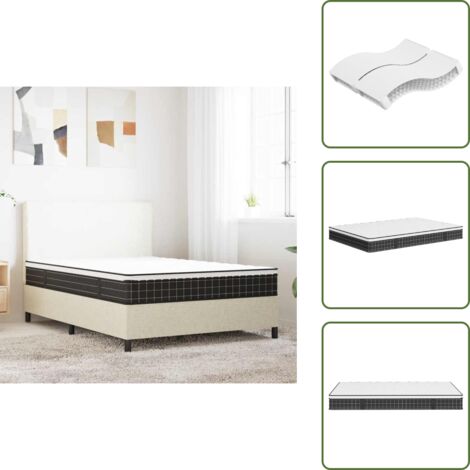 The Living Store Materasso a Molle Bonnel Medio 140x190 cm - Materasso a molle