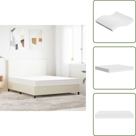 The Living Store Materasso a Molle Bonnel Medio 160x200 cm - Materasso a molle