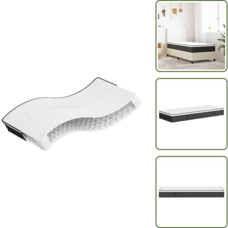 The Living Store Materasso a Molle Bonnel Medio 80x200 cm - Materasso a molle