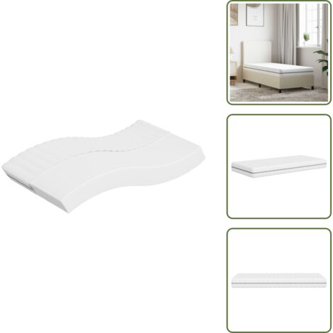 The Living Store Materasso in Schiuma per Bambini Mediamente Morbido 80x160 cm - Schiuma per bambini