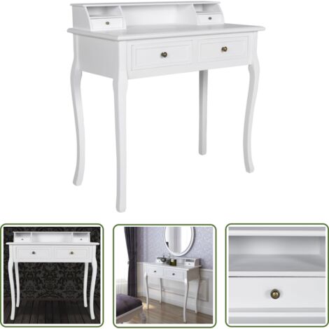 The Living Store Moderner Schminktisch - Schminktisch - Kosmetiktisch - Make-up Tisch - Badezimmermöbel - Wohnaccessoires