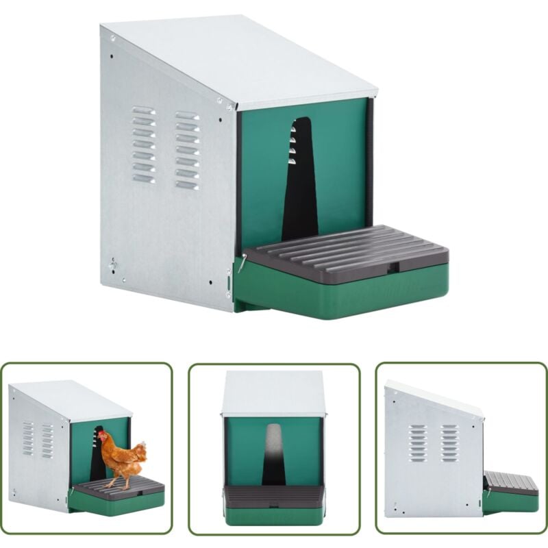 Nichoir roulant pour volailles - Nichoir Poulet - Nid à Oeufs - Poulailler - Abri Poule - Accessoires Volaille - The Living Store