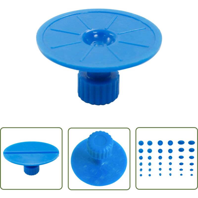 The Living Store - Outil d'élimination de bosses de voiture 36 pcs - Languettes De Colle - Réparation De Bosses - Kit De Réparation Auto - Outil De