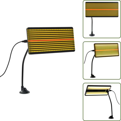 The Living Store Panel de líneas LED para reparación de abolladuras sin pintura - Panel de líneas LED