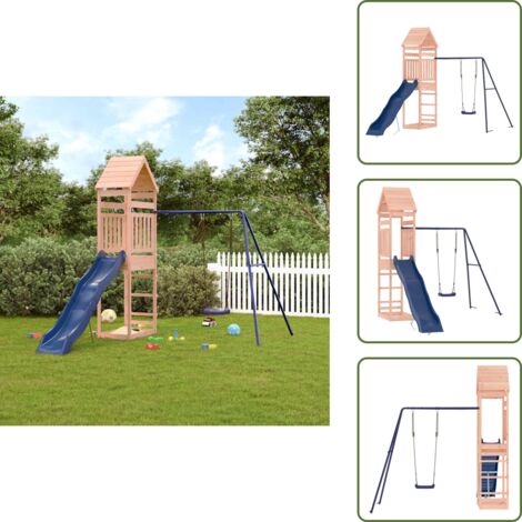 The Living Store Parque infantil de exterior madera maciza Douglas - Parque infantil de madera