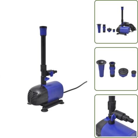 The Living Store Pompa per Fontana 50 W 2000 L/h - Pompa da laghetto