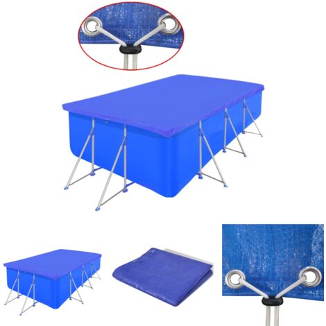 The Living Store -  Poolabdeckung PE Rechteckig 90 g/qm 540x270 cm